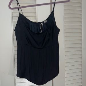 Intimately Free People black silky tie back cami